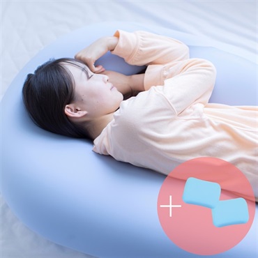 ＊冷感MAX＊ 雲にのる夢枕（冷感MAXカバー付き：ポケット有り）＋アイスモグ2個セット